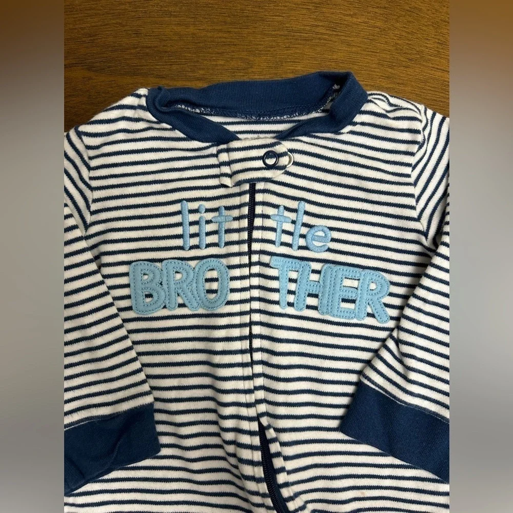 Carters‎ Baby Boy Little Brother Pajama Cotton 6-9 Months (0248)